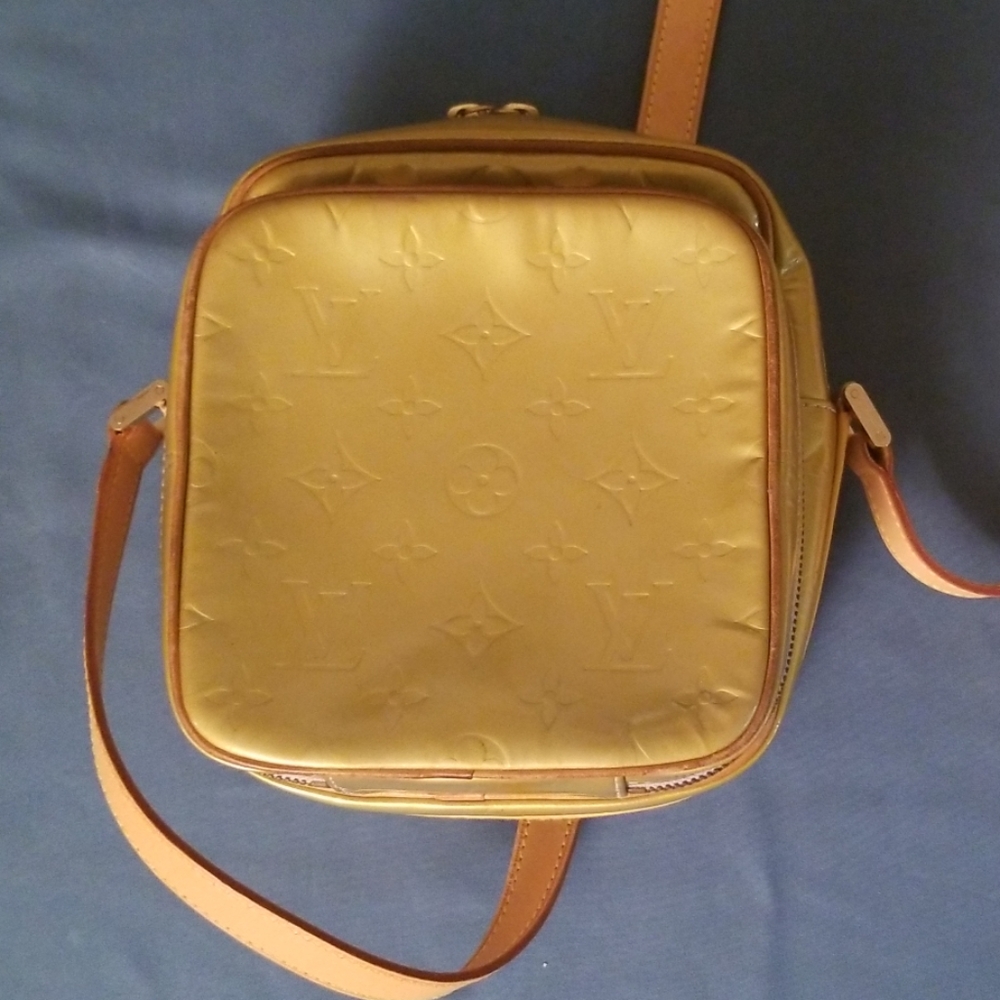 Louis Vuitton Gold Vernis Wooster Crossbody